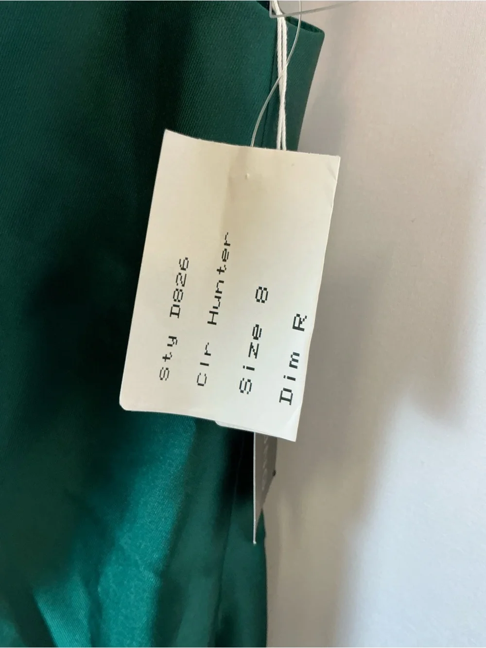 ALFRED SUNG Hunter Green Sleeveless Square-Neck Princess Gown - Picture 4 of 7